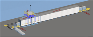 球铁车桥连续退火炉
